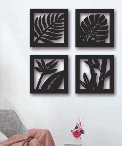 Yaprak Tasarım Dekoratif Tablo