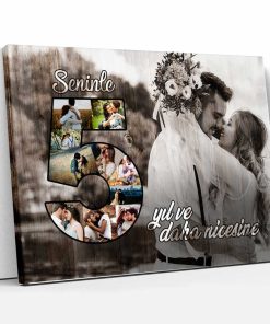 Evlilik Yıldönümü Hediye Kanvas Tablo