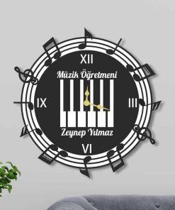 Müzik Temalı Duvar Saati