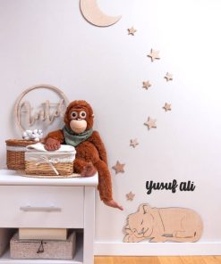 Çocuk Odası Aslan Kral Figürü Duvar Dekorasyonu