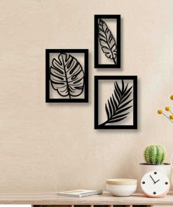 Yaprak Tasarım Dekoratif Tablo