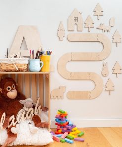 Çocuk Odası Orman Figürleri Duvar Dekorasyonu