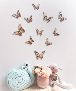 Çocuk Odası Kelebek Figürleri Duvar Dekorasyonu