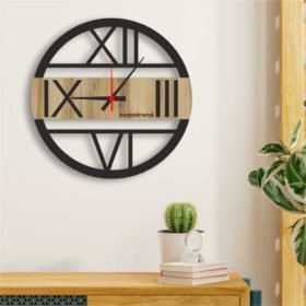 roma rakamlı modern duvar saati