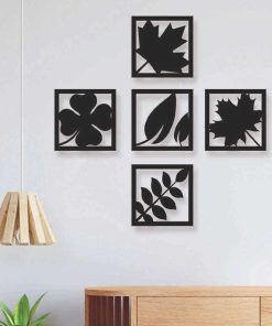 Yaprak Tasarım Dekoratif Tablo