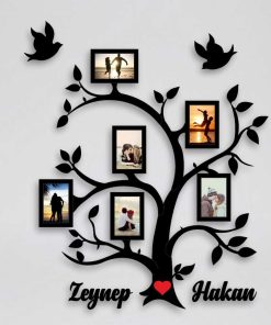 Ağaç Tasarım Dekoratif Ahşap Çerçeve ve Duvar Dekoru