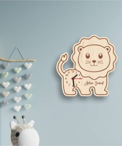 Aslan Tasarım Çocuk Odası Duvar Saati