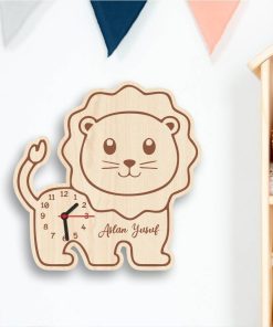 Aslan Tasarım Çocuk Odası Duvar Saati