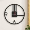 Minimalist Modern Tasarım Ahşap Duvar Saati