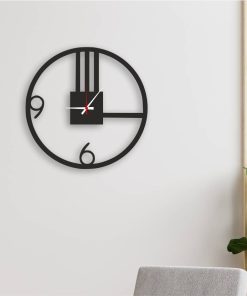 Minimalist Modern Tasarım Ahşap Duvar Saati