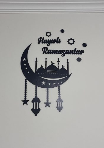 Hayırlı Ramazanlar Duvar Süsü, Hoşgeldin Ramazan Duvar Dekoru, Ramazan Duvar Süslemesi photo review