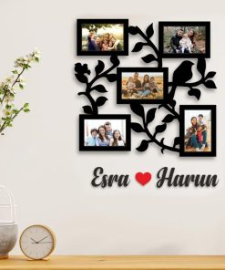 İsimli Aile Fotoğraf Çerçevesi, Dekor Duvar Çerçeve