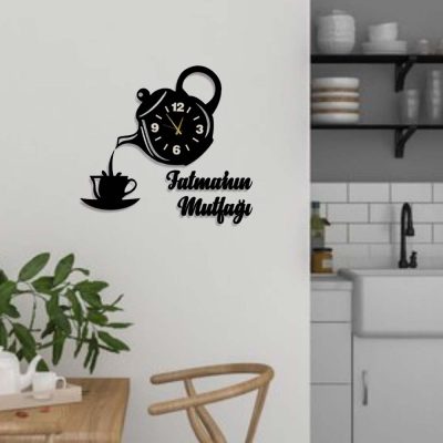 Çaydanlık Tasarım Mutfak Duvar Saati