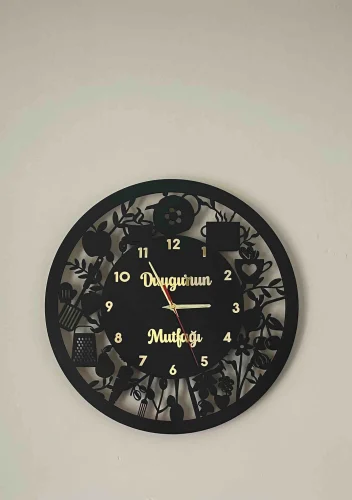 İsimli Dekoratif Mutfak Duvar Saati, Mutfak Dekorasyon photo review