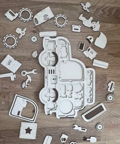 Ahşap Araba Yap Boz Eğitici Oyuncak