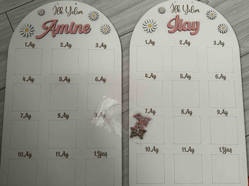 12 Ay Bebek Anı Fotoğraf Çerçevesi photo review