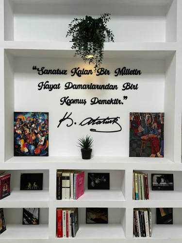 Atatürk Özlü Sözler Duvar Yazısı photo review