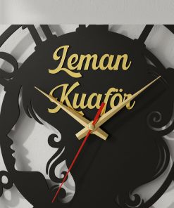 Kadın Kuaför Güzellik Salonu Duvar Saati Dekorasyonu