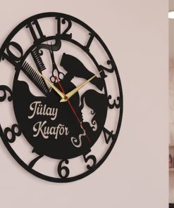 Kadın Kuaför Duvar Saati