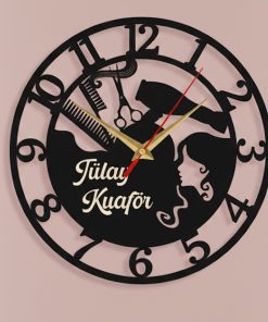 Kadın Kuaför Duvar Saati