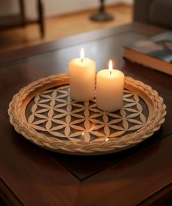 Desenli Rattan Tabanlık